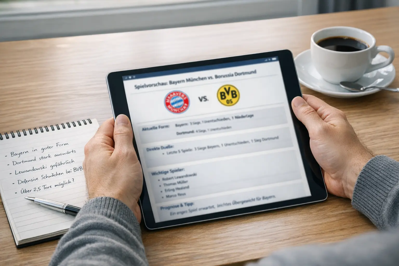 Fussballfans schauen gespannt ein Spiel auf einem grossen Fernseher