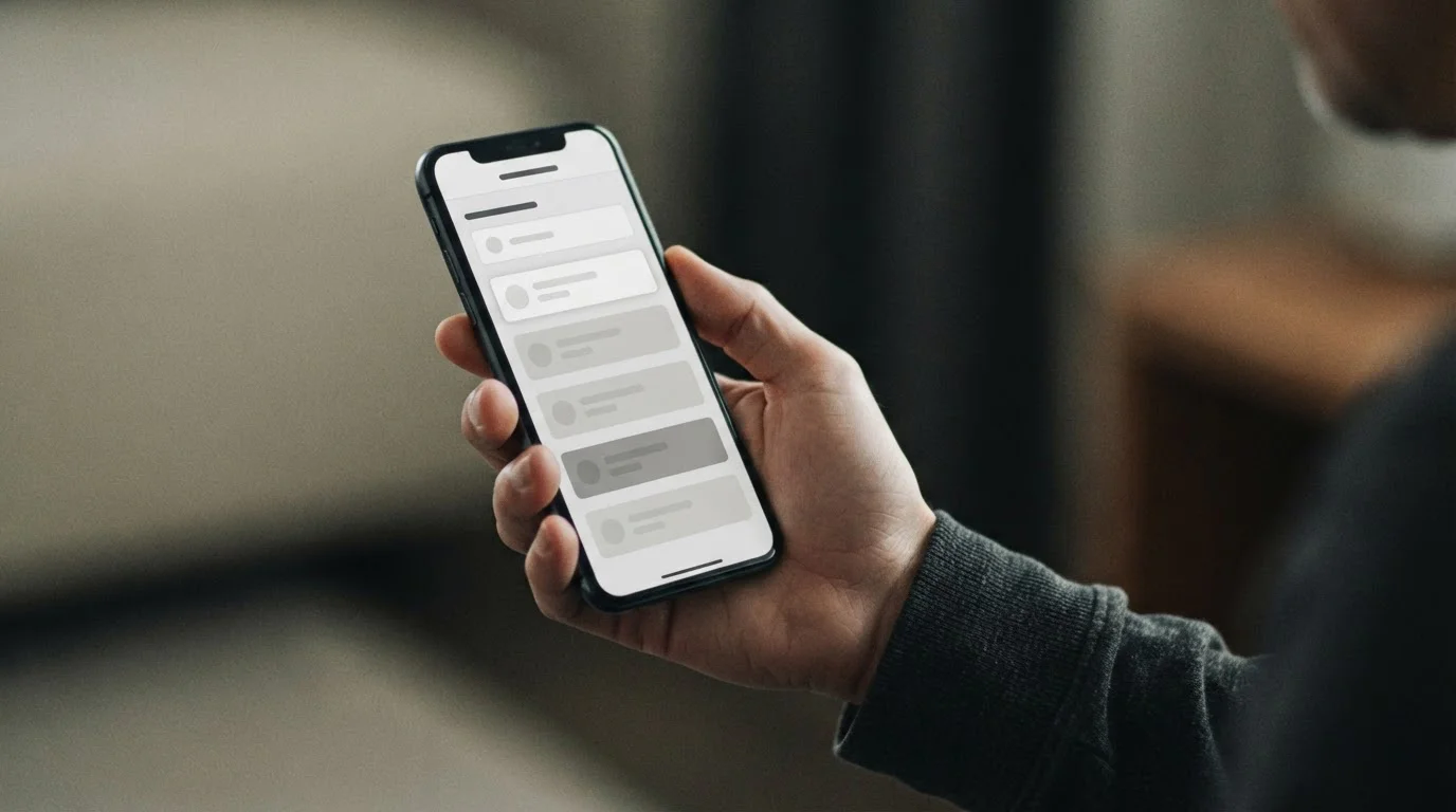 Zahlungsschnittstelle auf einem Smartphone mit blockierten oder nicht verfügbaren Optionen